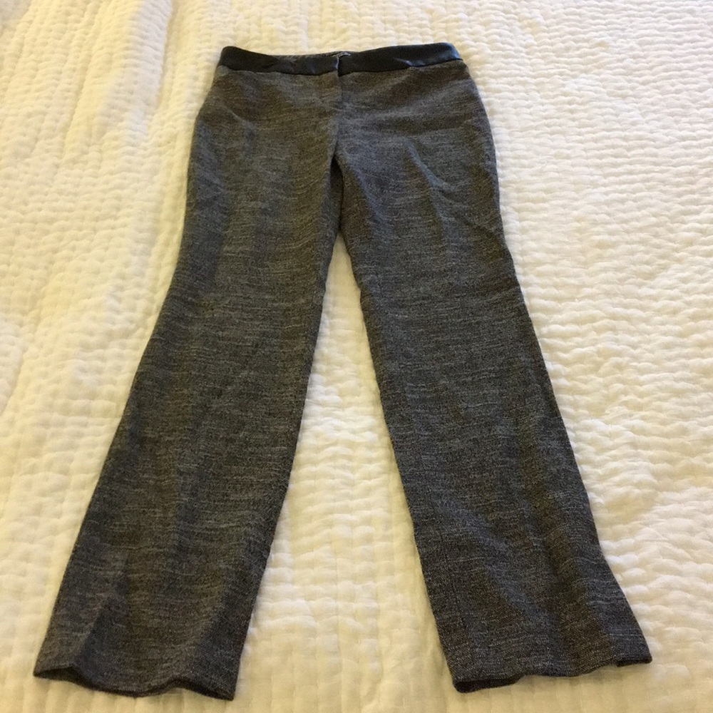 Express Editor Black/White Tweed Pant